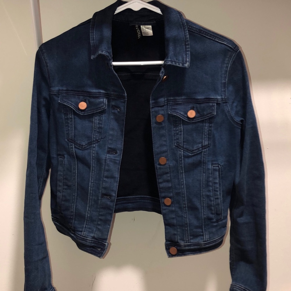 Dark blue denim jacket